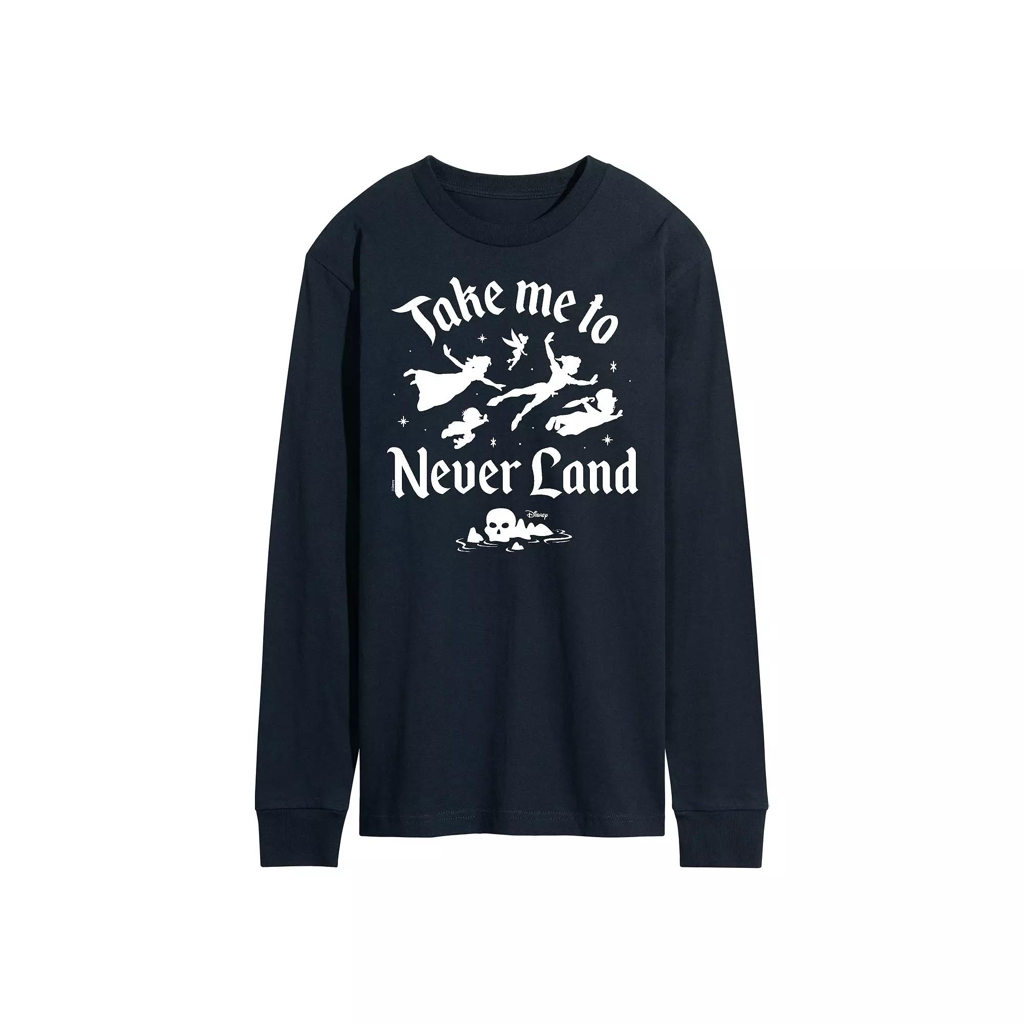 Disney's Peter Pan Men's Never Land Long Sleeve,  Product Image