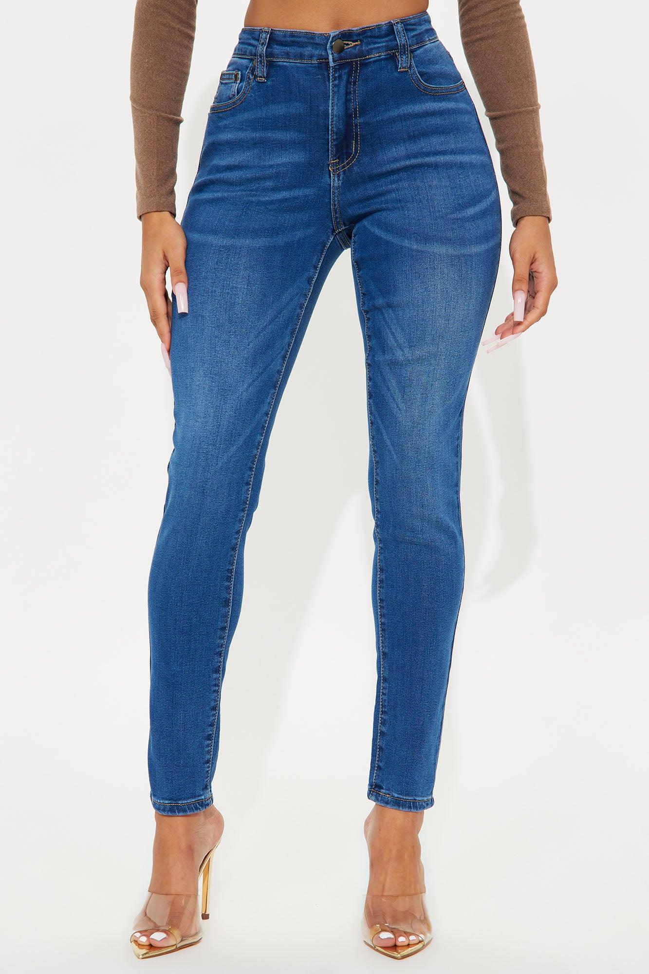 Classic Premium High Rise Skinny Jeans - Medium Wash Female Product Image