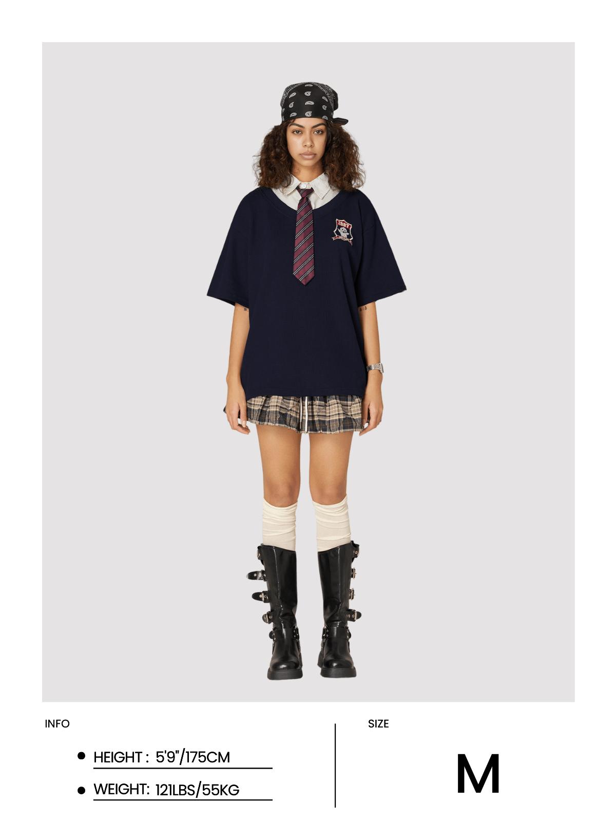 Aelfric Eden Layered Stripe Tie Tee Product Image