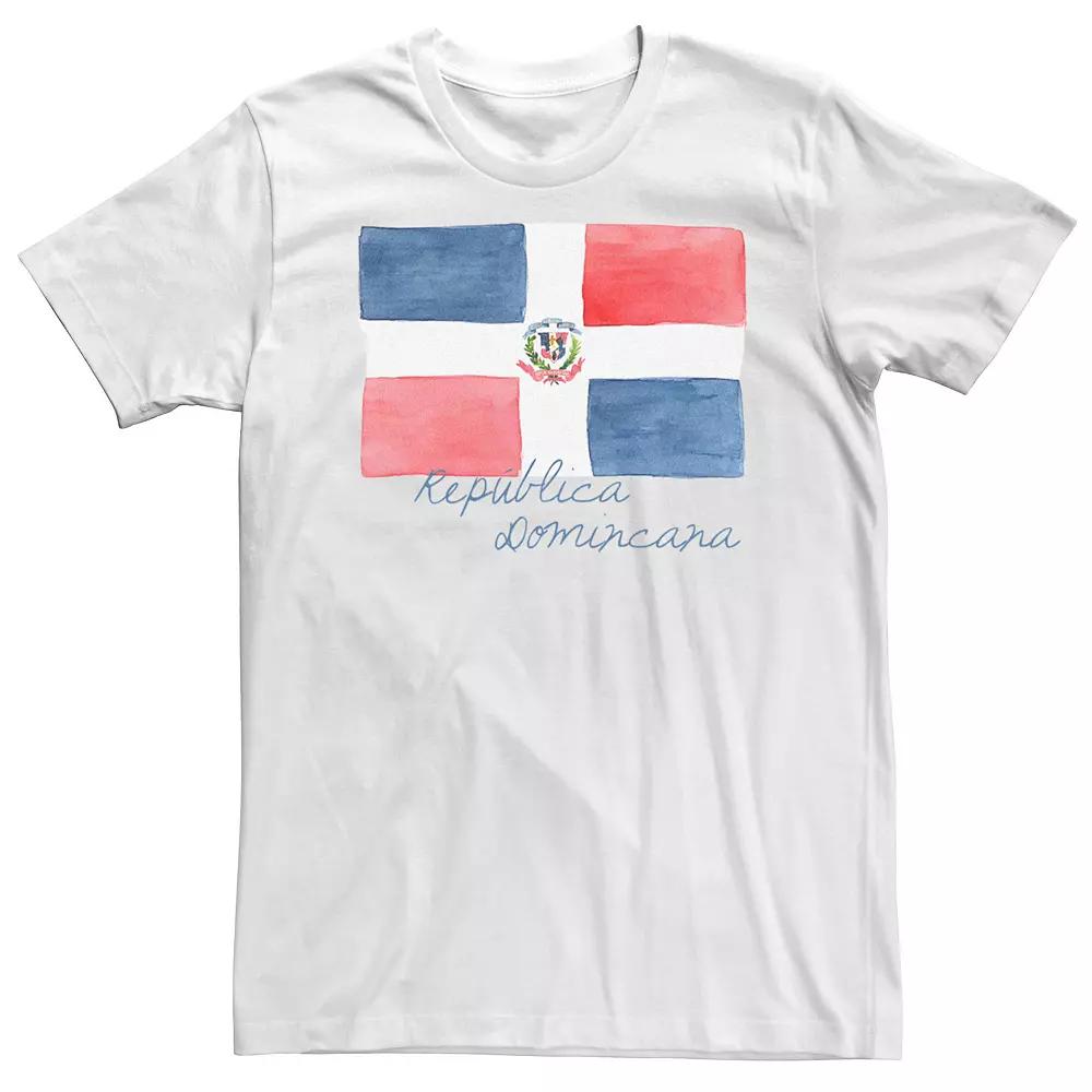 Big & Tall HHM DR Flag Watercolor Tee, Men's,  Product Image