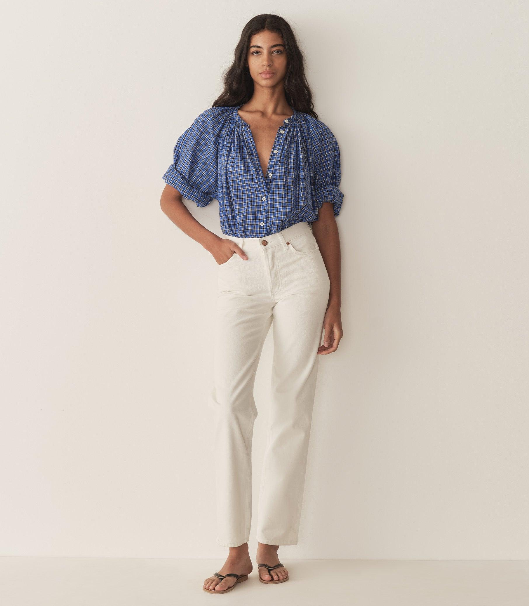 JONIE TOP -- CASSIS CHECK Product Image