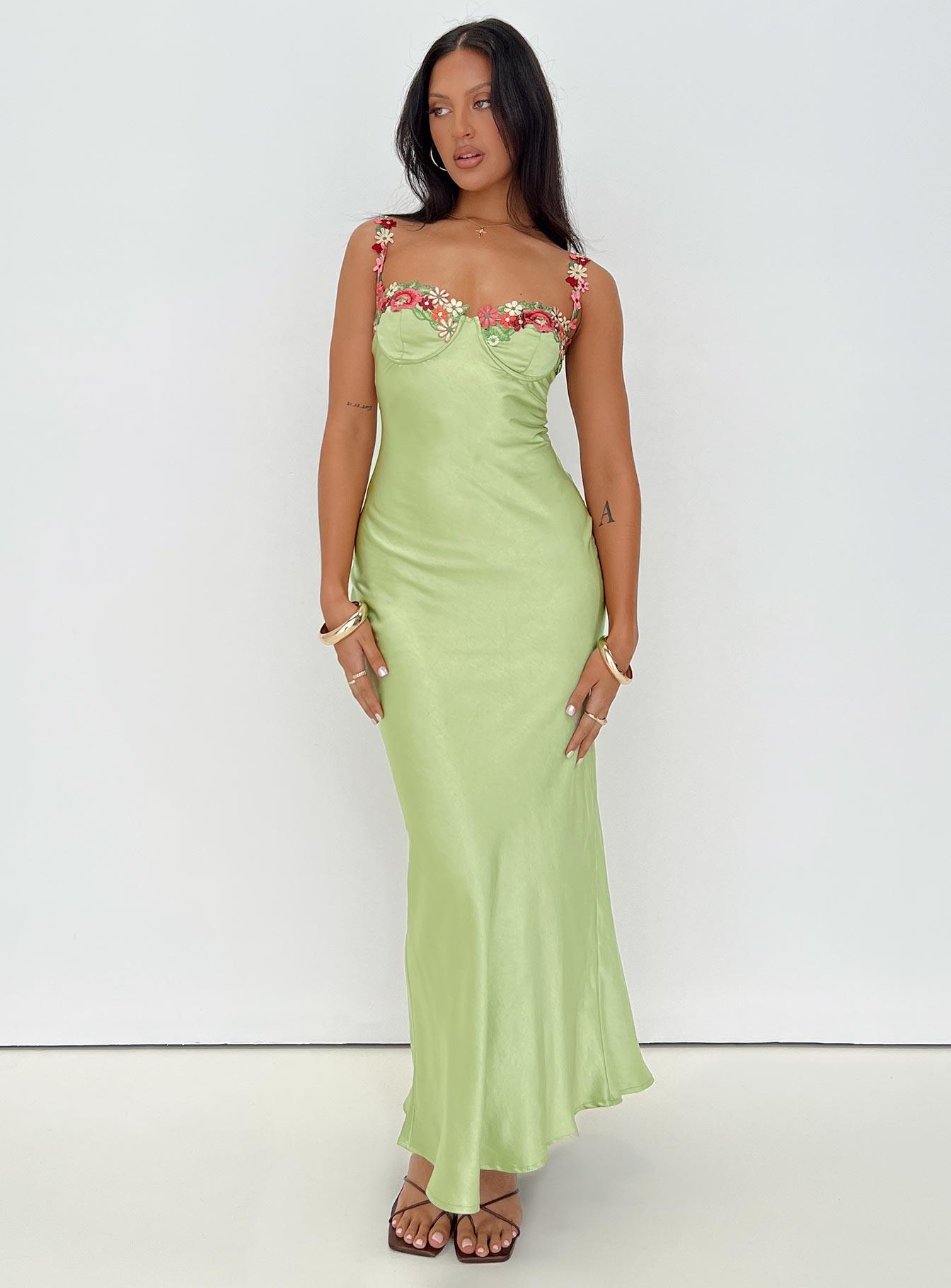 Kenzie Maxi Dress Green Product Image
