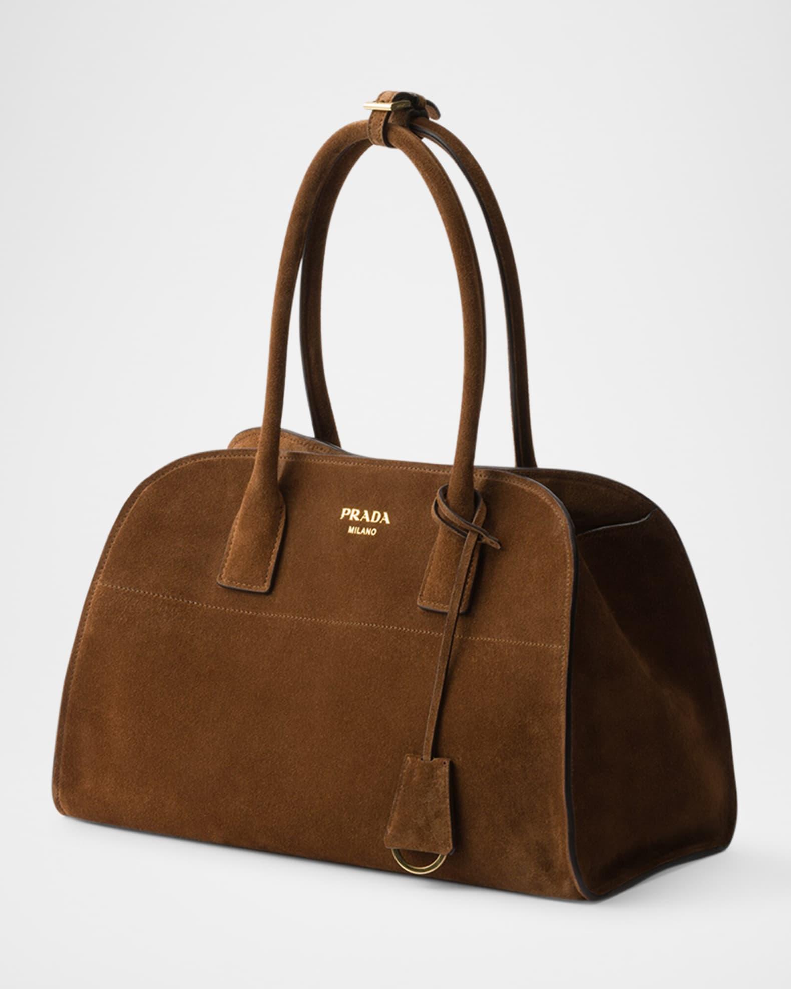 Suede Top-Handle Bag Product Image