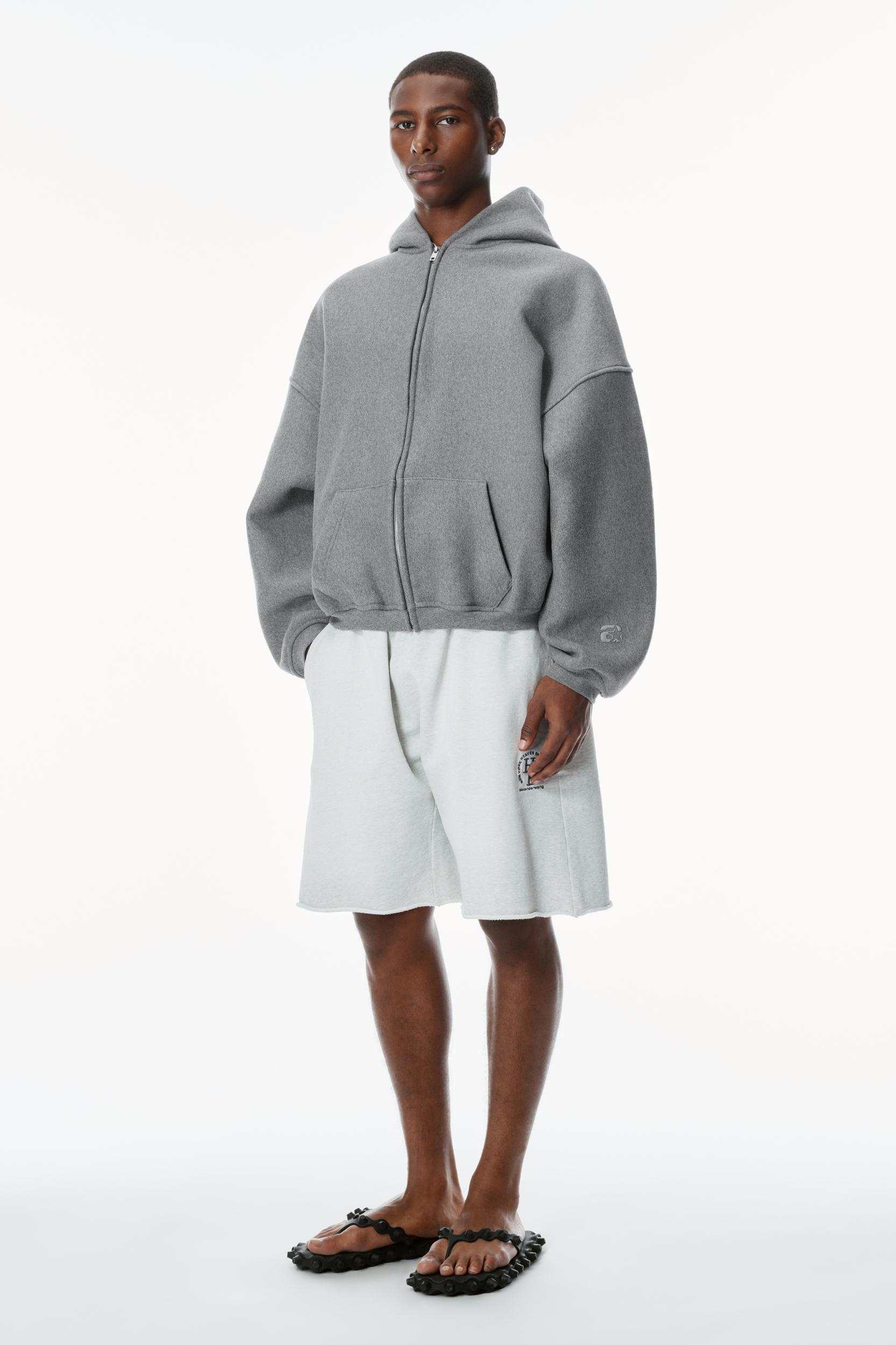 Star Zip Up Hoodie In Dense Fleece Product Image