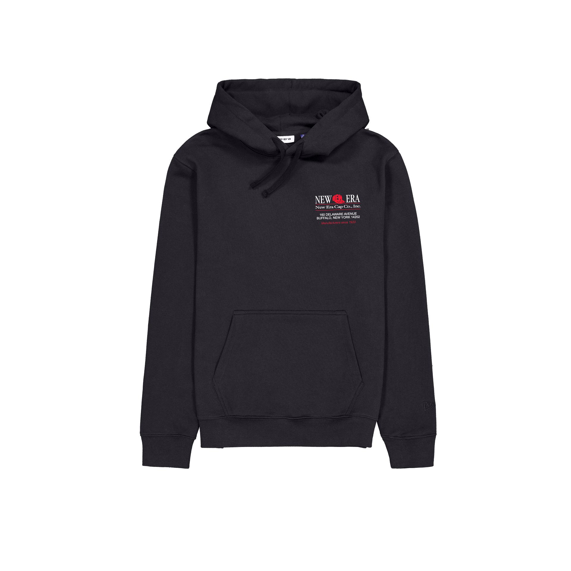 Sized Graphic Black Hoodie Male Product Image
