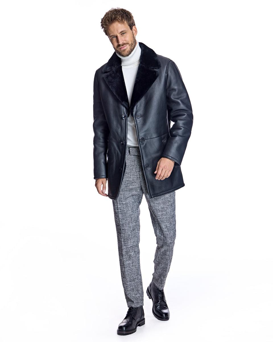 Men's Nappa Shearling Lamb Jacket Product Image