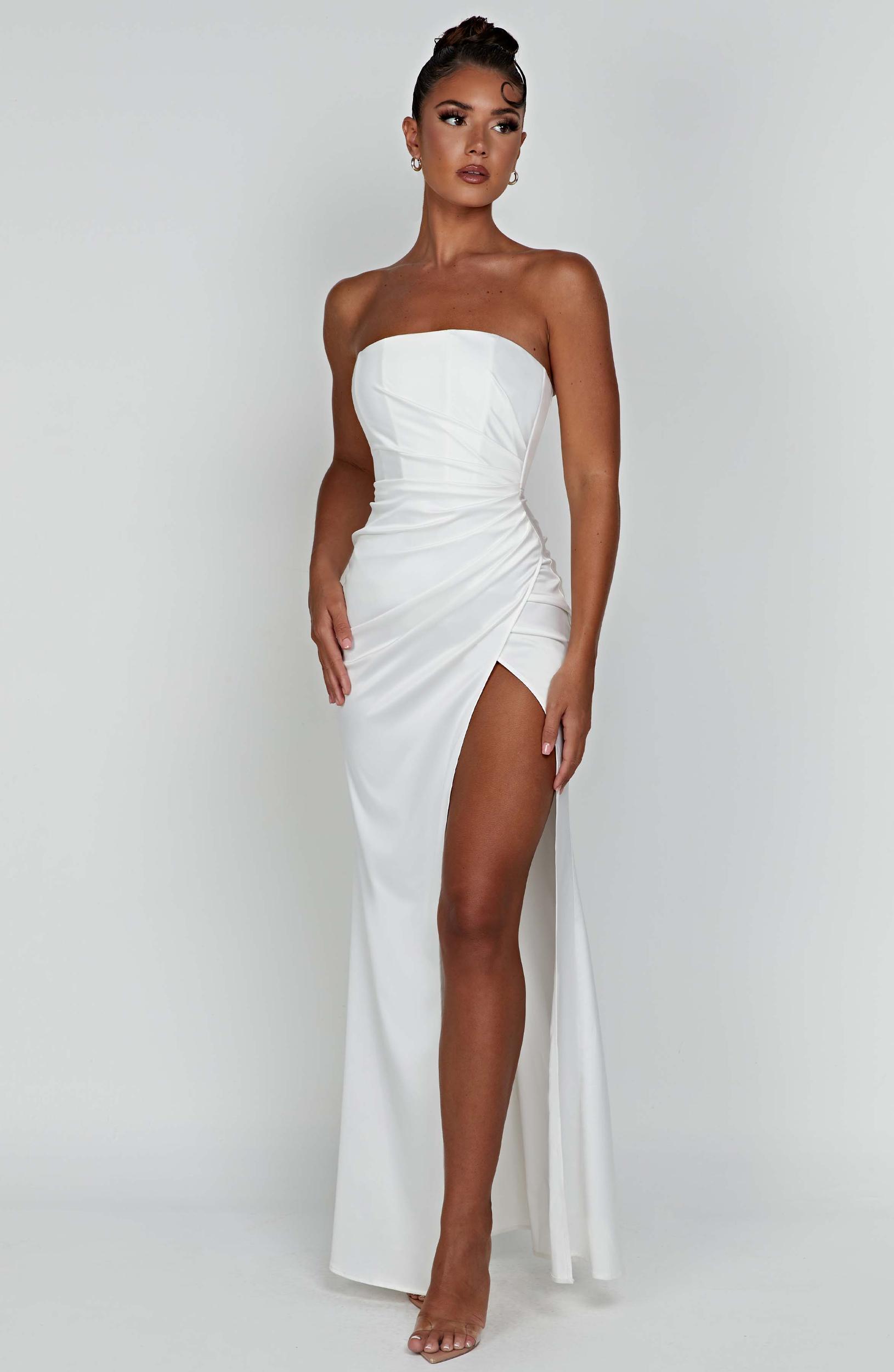 Safiya Maxi Dress - Ivory Product Image