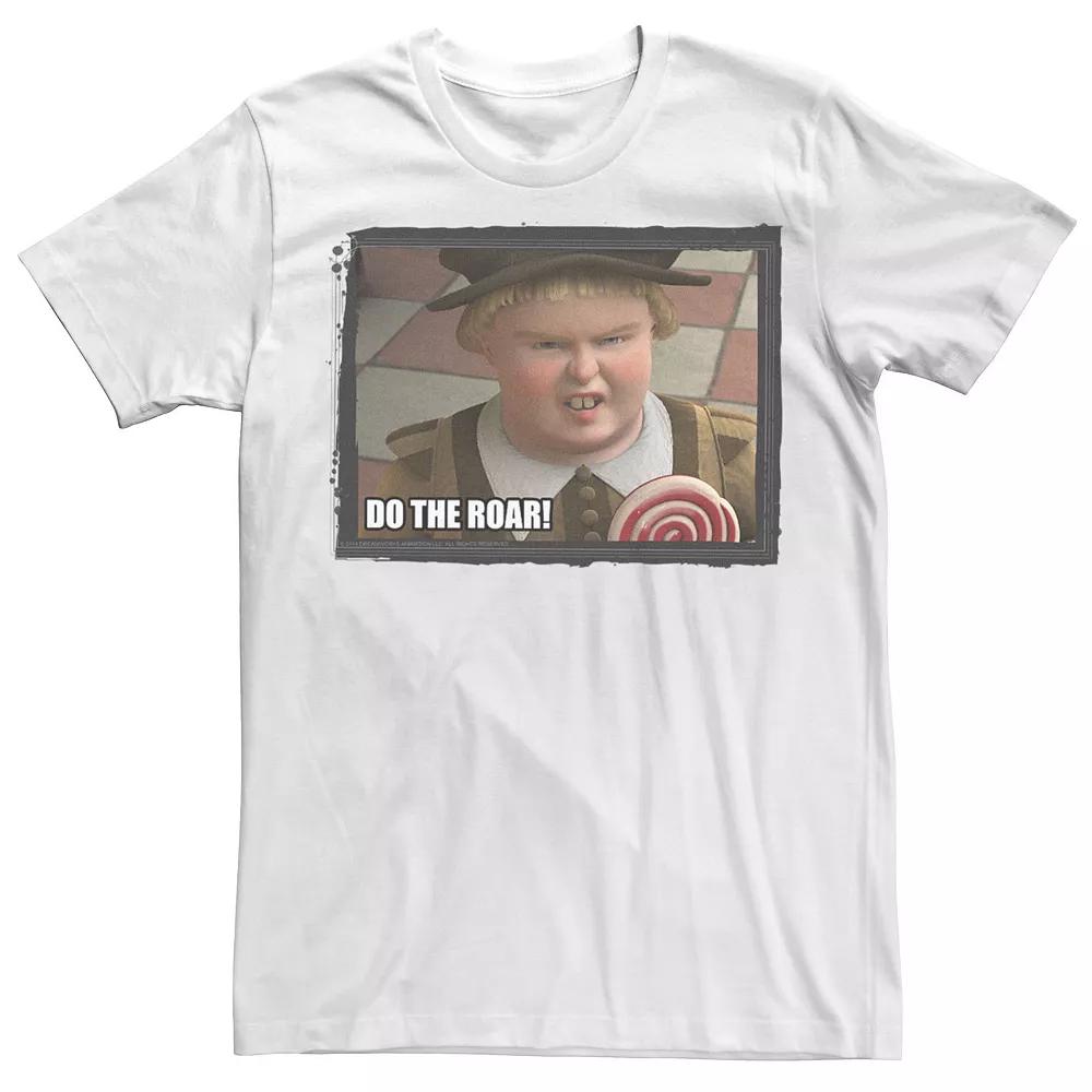 Men's Shrek Do The Roar Meme Framed Poster Tee,  Product Image