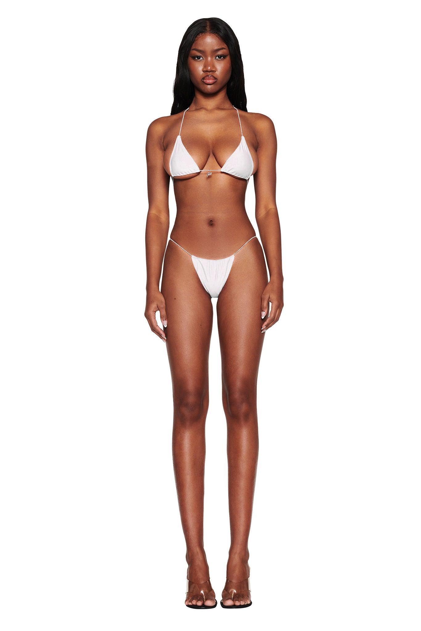 BAMBI BIKINI BOTTOM - WHITE Product Image