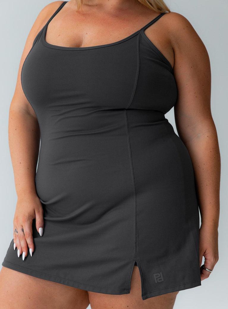 Ambition Activewear Romper Grey Curve Product Image