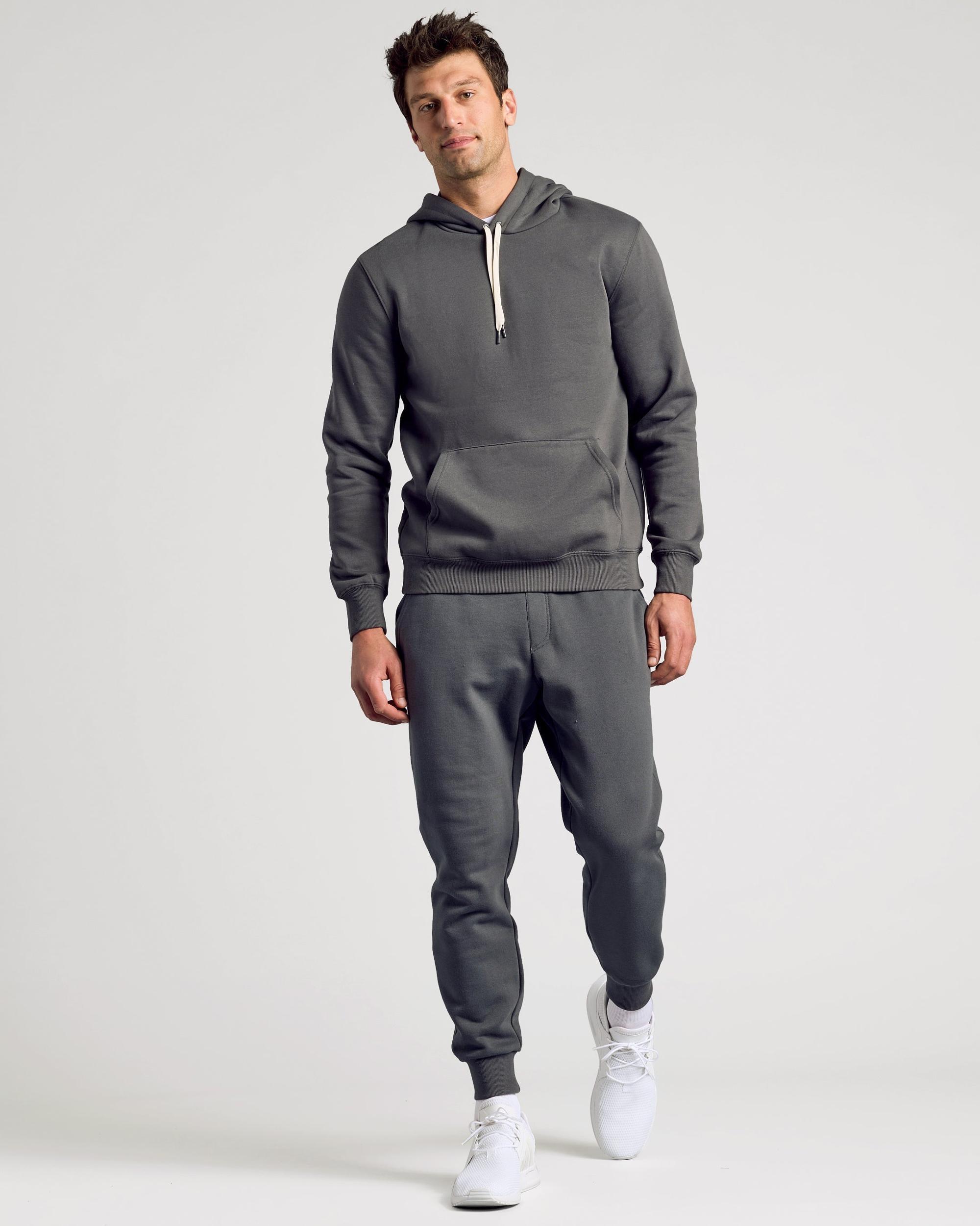 Carbon Fleece French Terry Pullover Hoodie Product Image