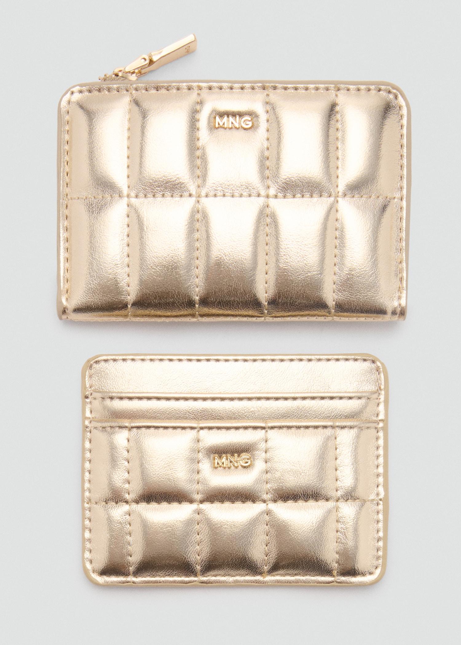 Quilted wallet with flap - Women | MANGO USA Product Image