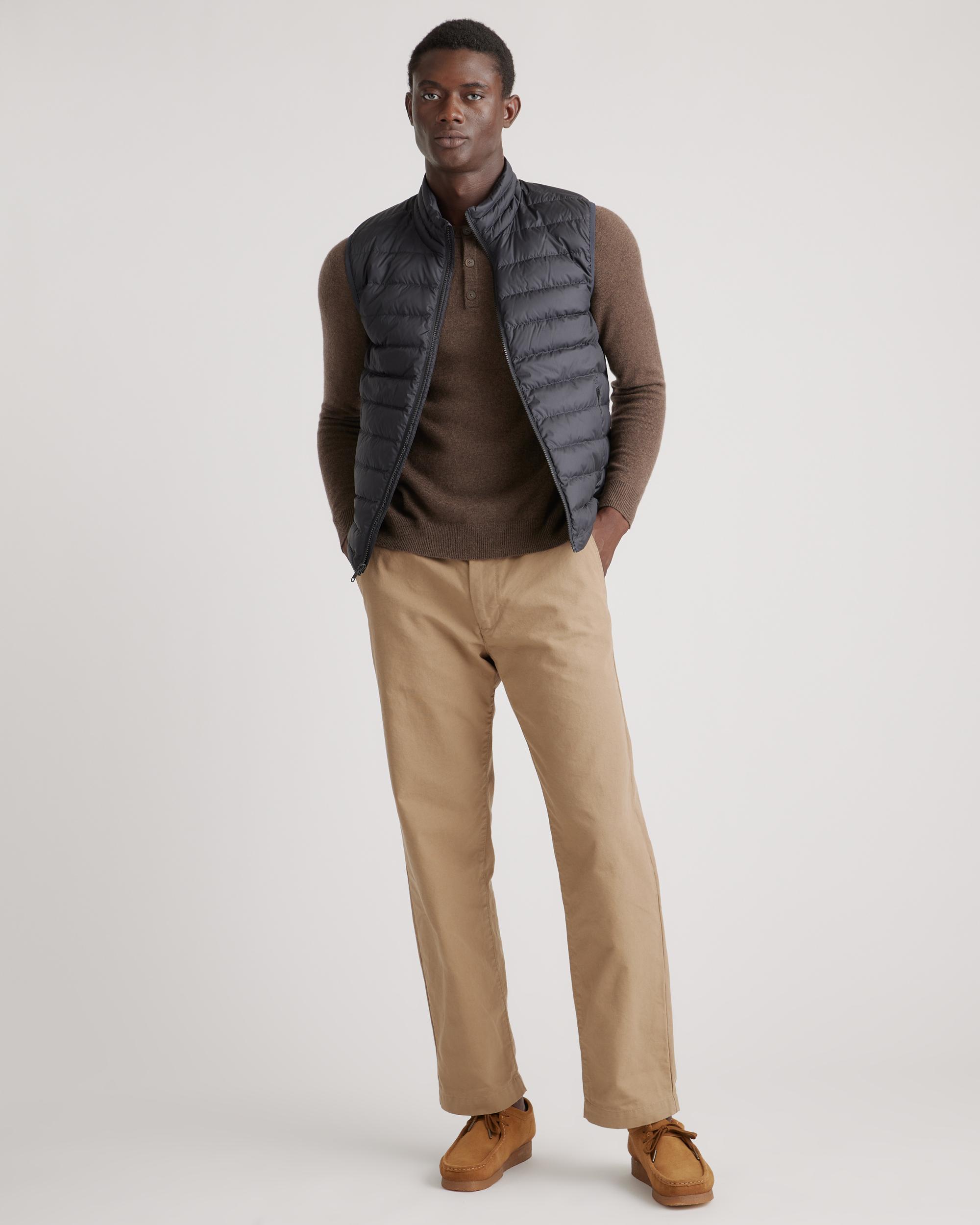 Quince | Men's Lightweight Down Packable Puffer Vest Recycled Polyester Product Image