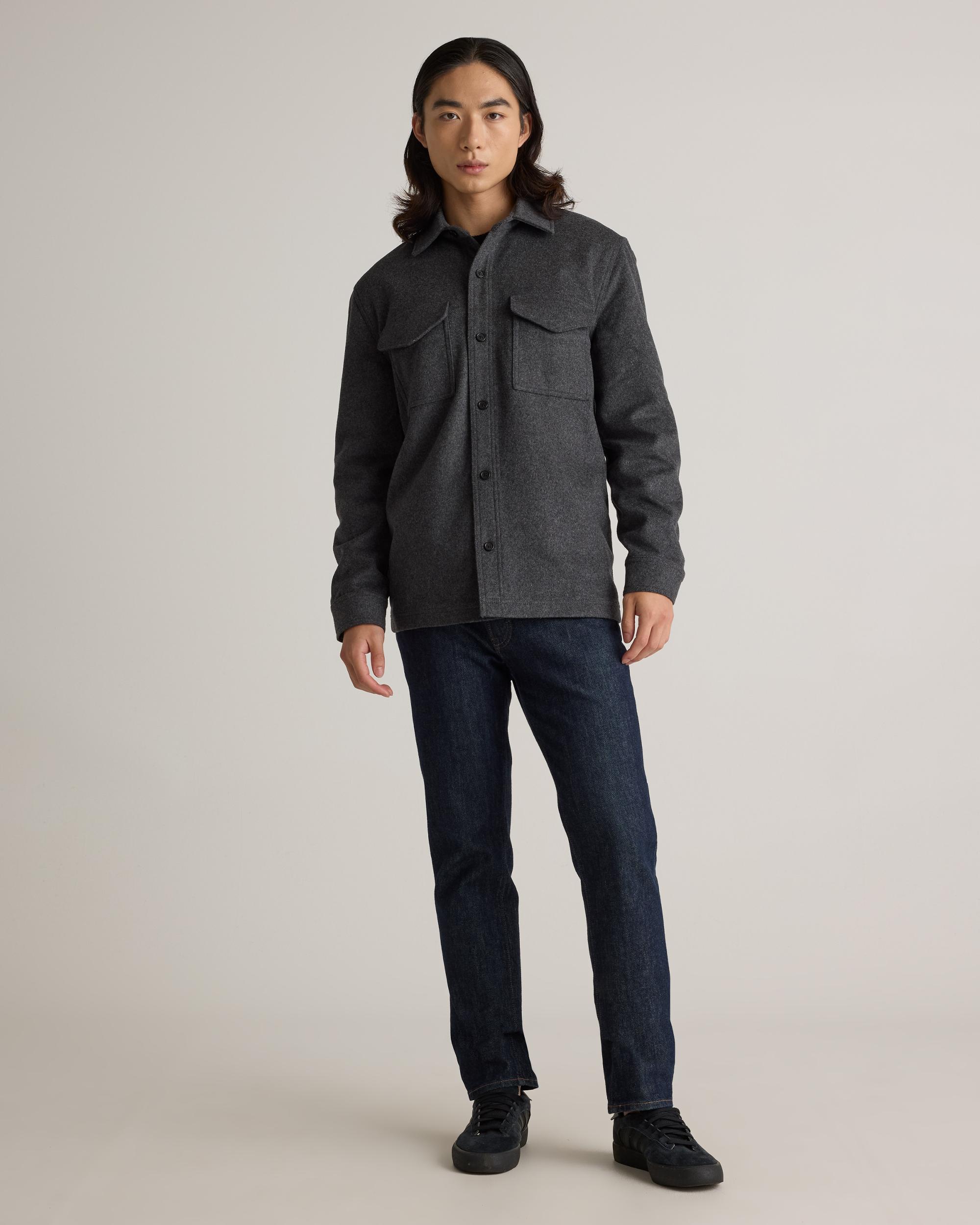 Quince | Men's Italian Wool Overshirt Wool/Nylon Product Image