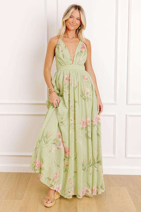 Sauvignon Sweet Floral Maxi Dress Product Image