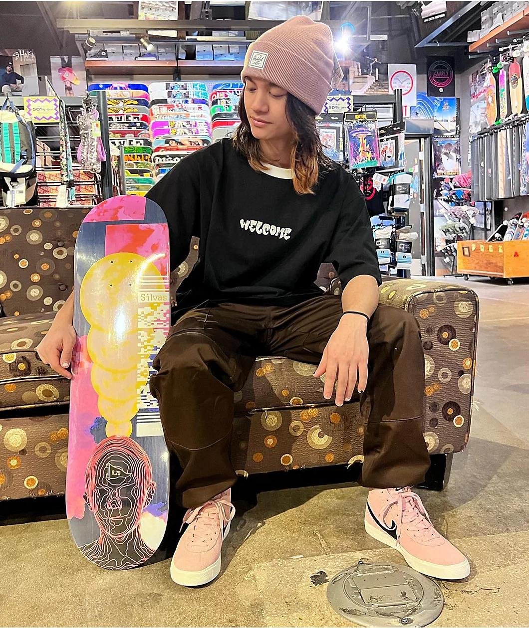 Empyre Loose Fit Dark Brown Cargo Skate Pants Product Image