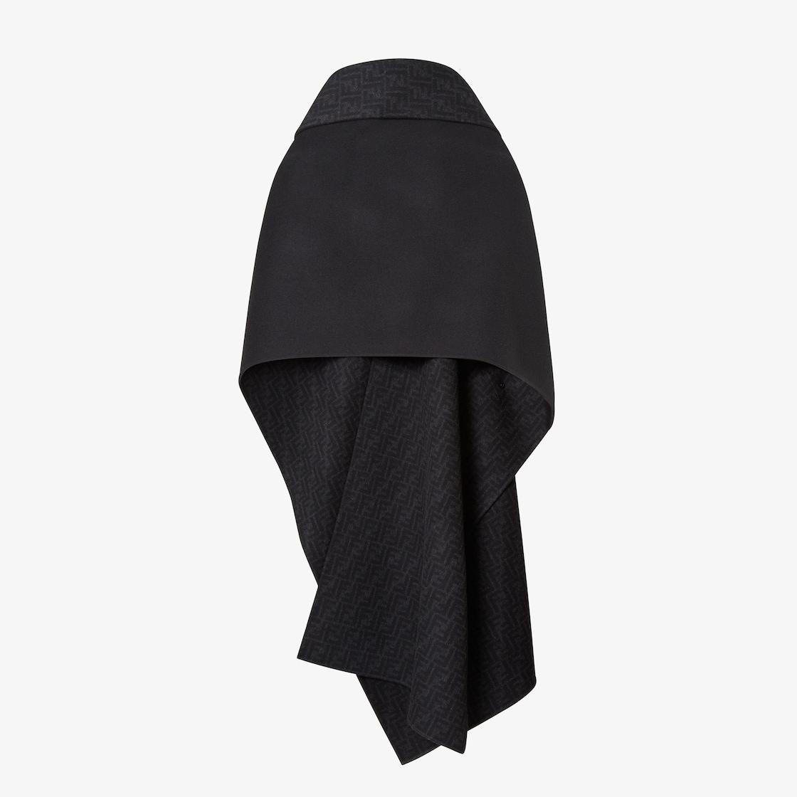 Cloak Black wool cloak Product Image