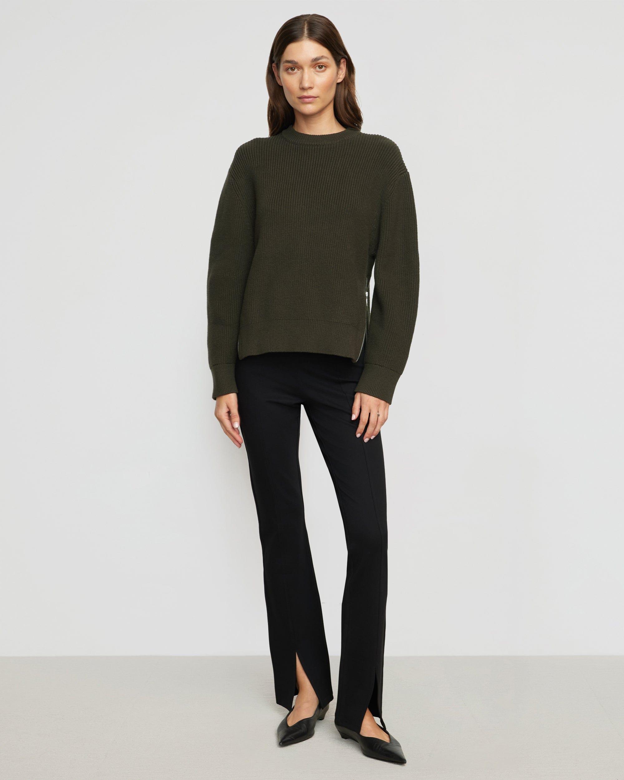 Tate Organic Cotton Side-Zip Sweater Product Image