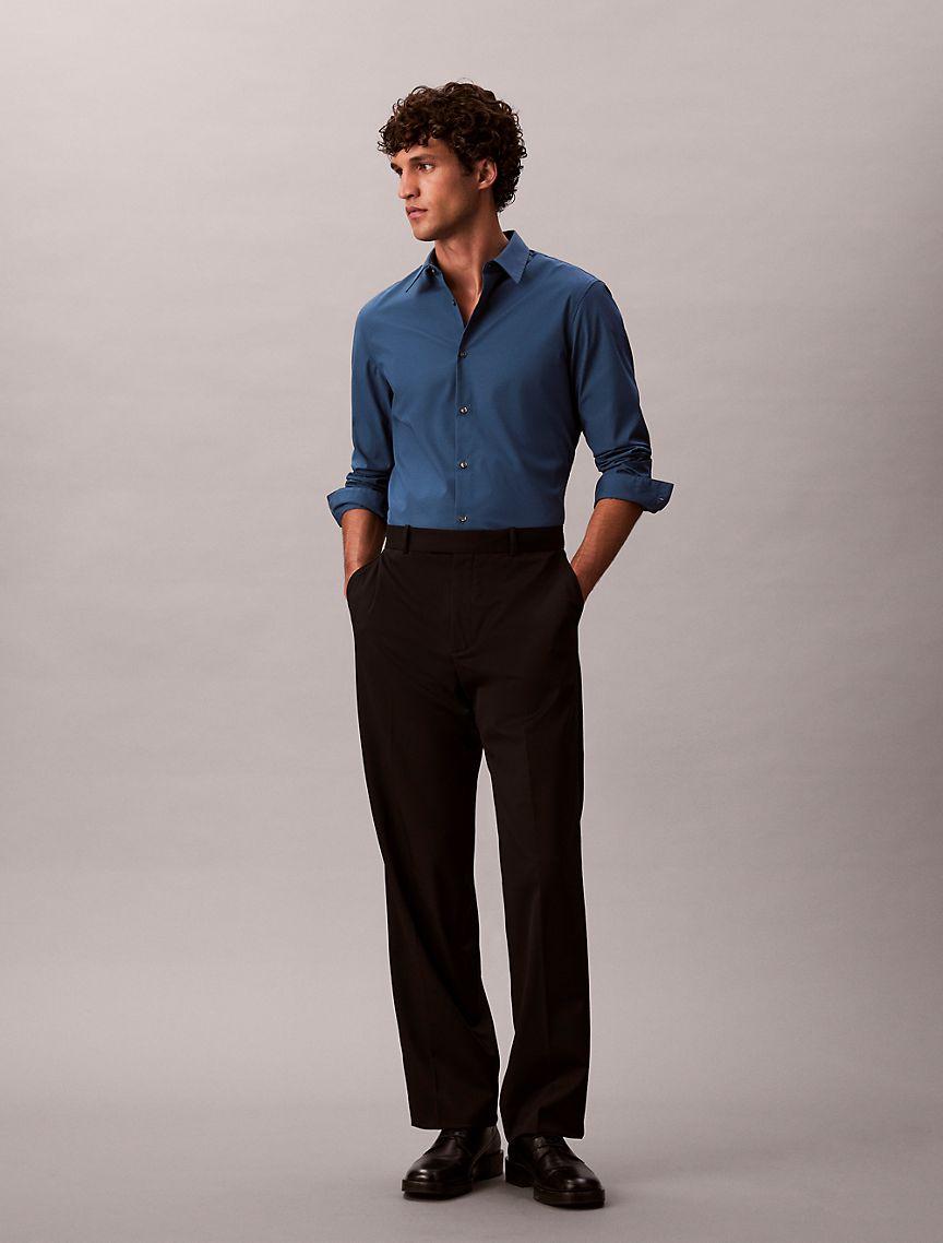 Supima Stretch Cotton Slim Shirt Product Image
