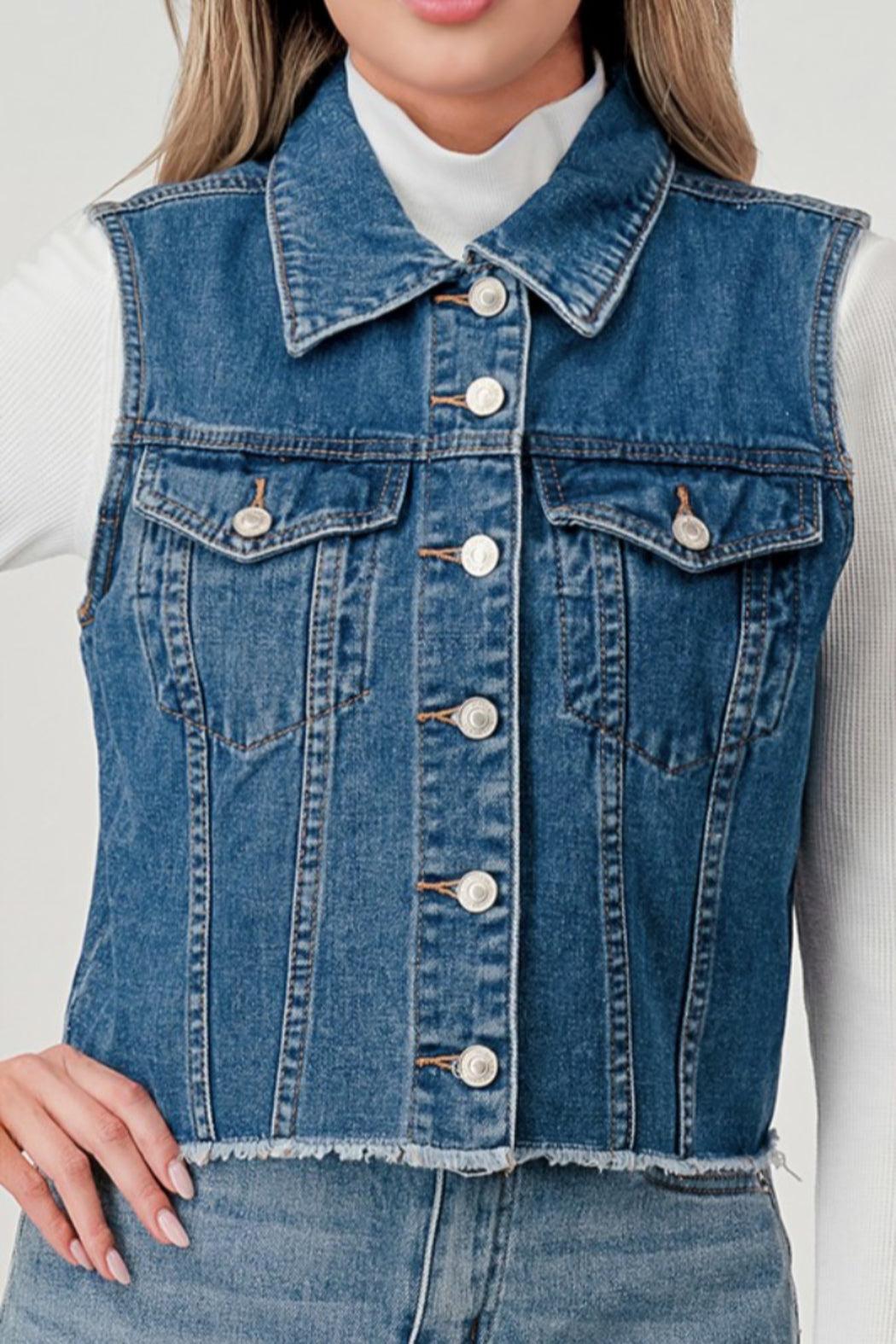 Denim Vest Product Image