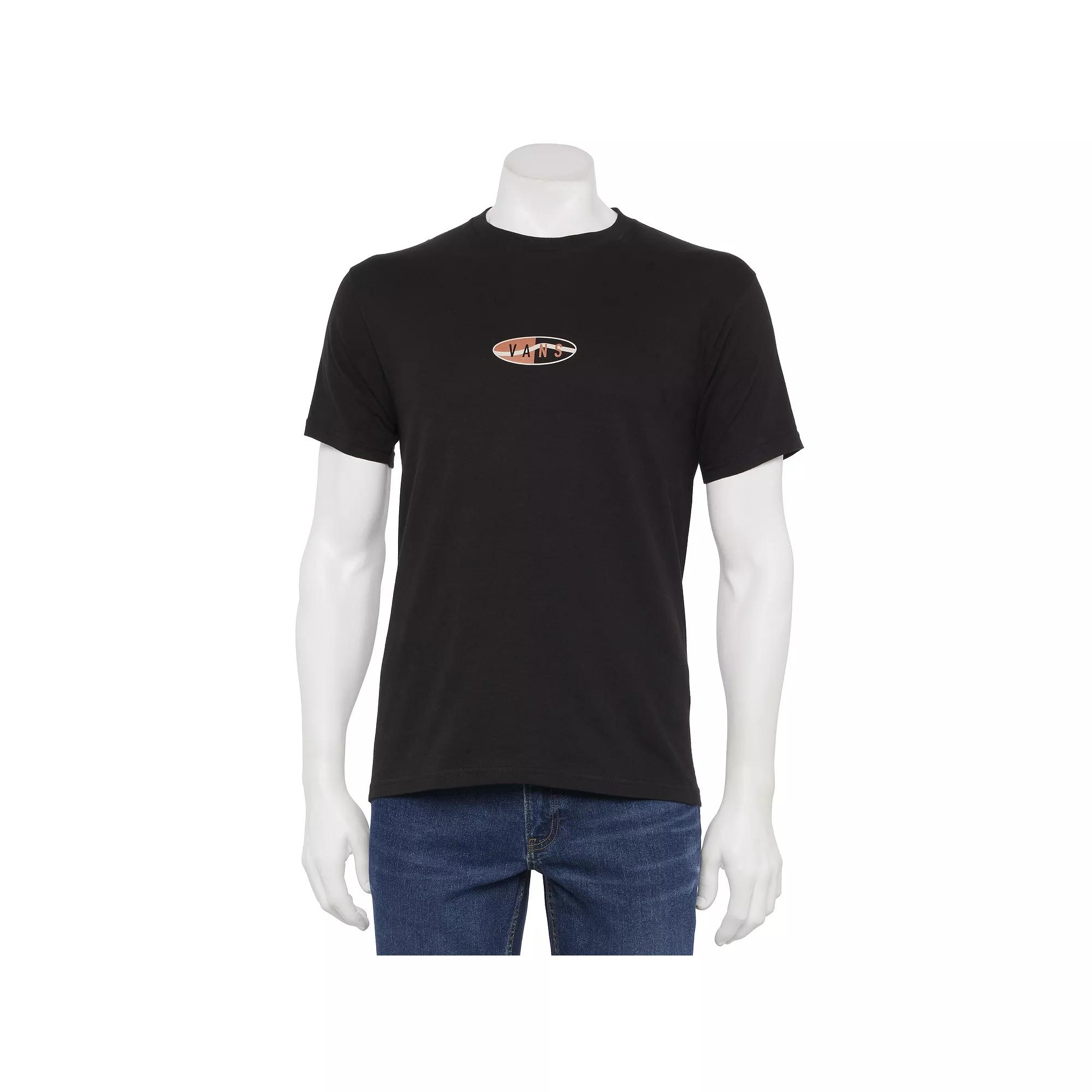 Men's Vans® Barbro Short Sleeve Graphic Tee, Size: Small, Black Product Image