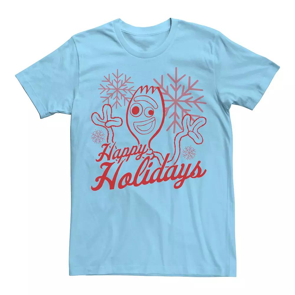 Disney / Pixar's Toy Story Forky Men's Christmas Happy Holidays Tee,  Product Image