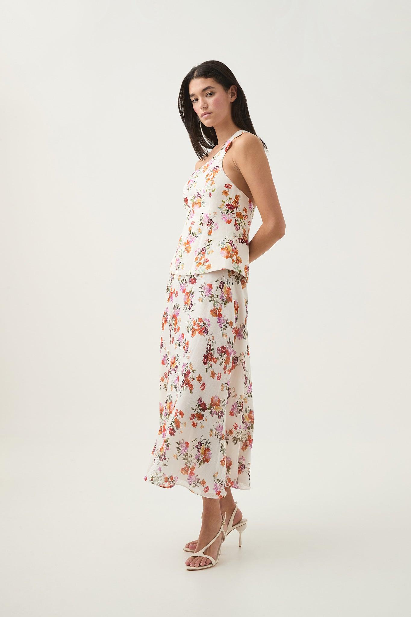 Cyma Circular Midi Skirt Product Image