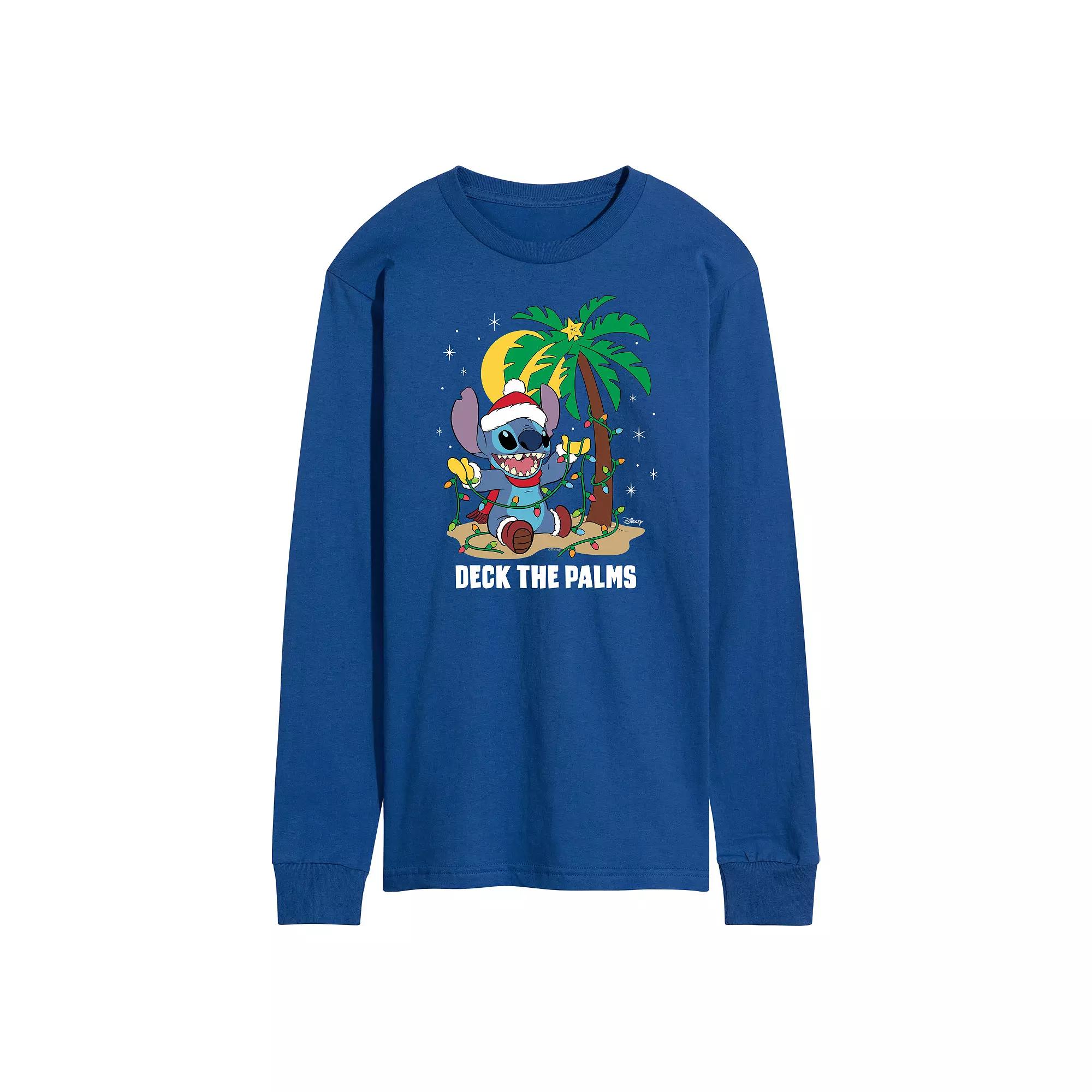 Disney's Lilo & Stitch Deck The Palms Tee, Men's,  Product Image