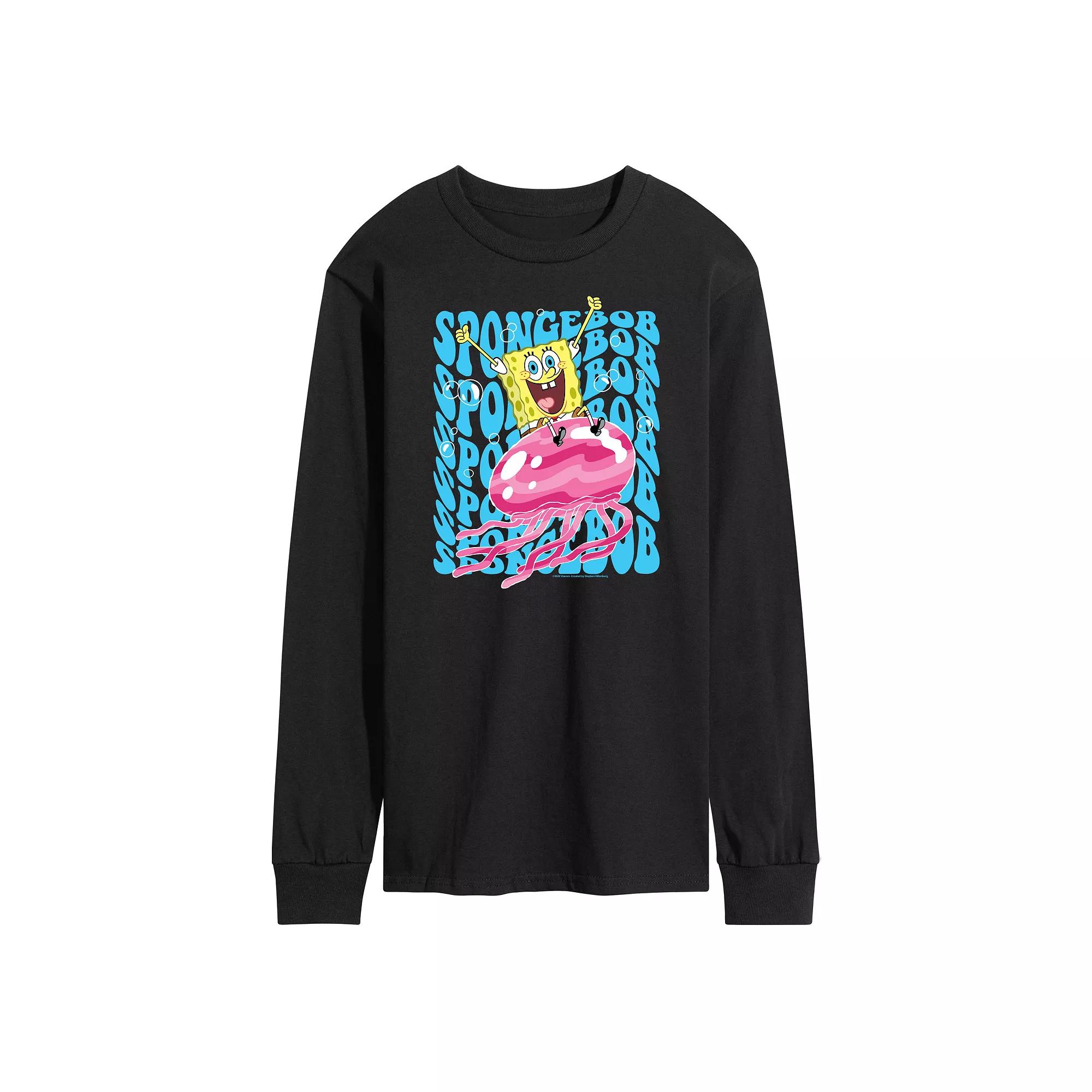 Men's Nickelodeon SpongeBob Squarepants Jelly Wave Long Sleeve,  Product Image