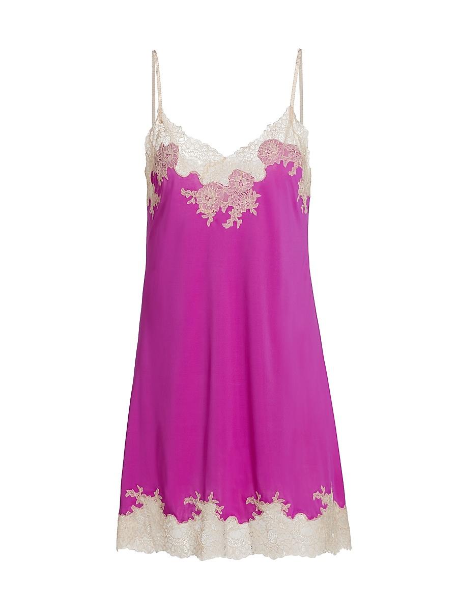 Womens Enchant Floral Lace Chemise Product Image