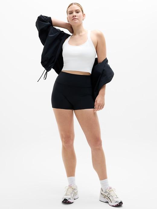 Aurora Seamless Crop Rib Strappy Tank Product Image