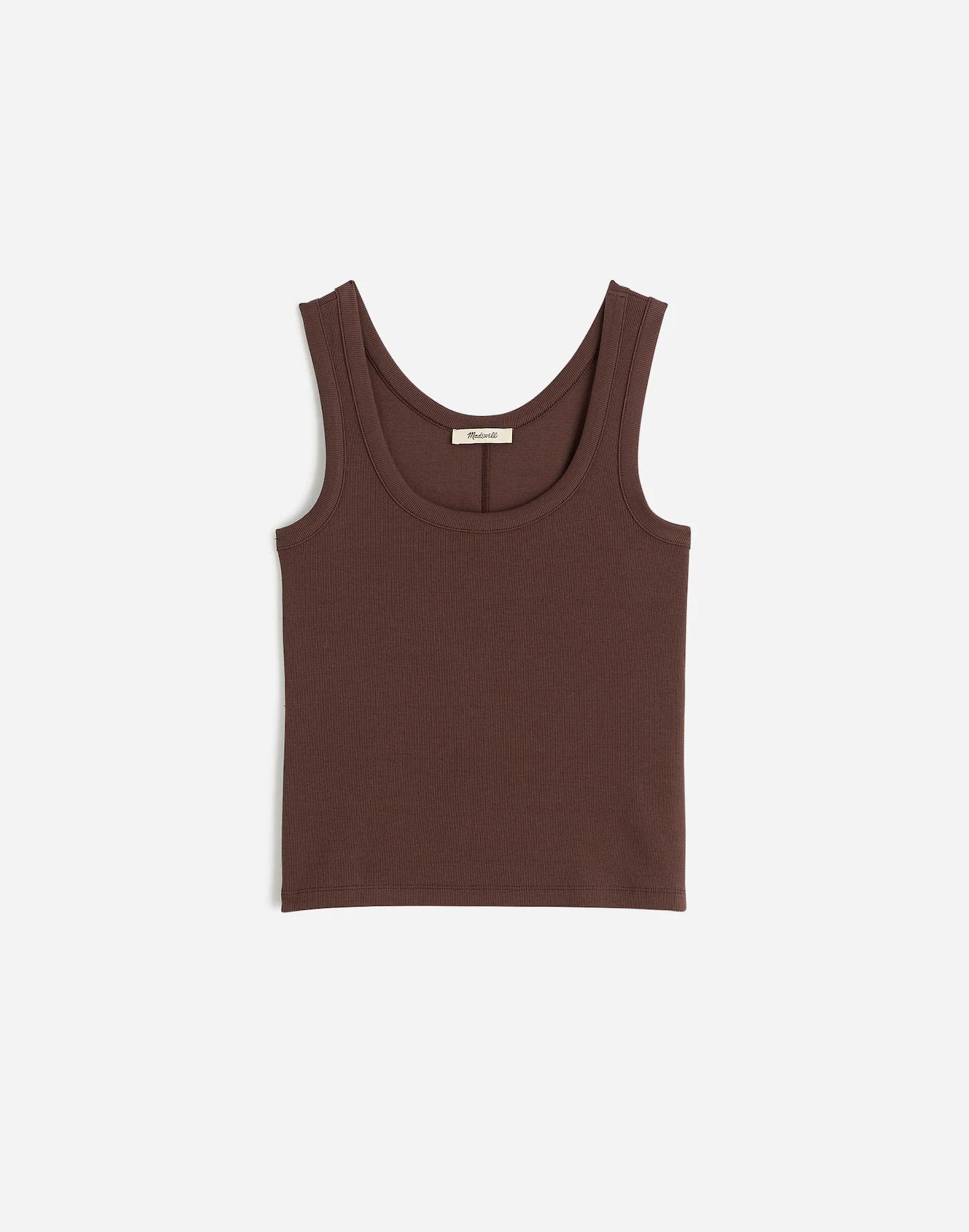 (Re)generative Cotton Ribbed Scoopneck Tank Product Image