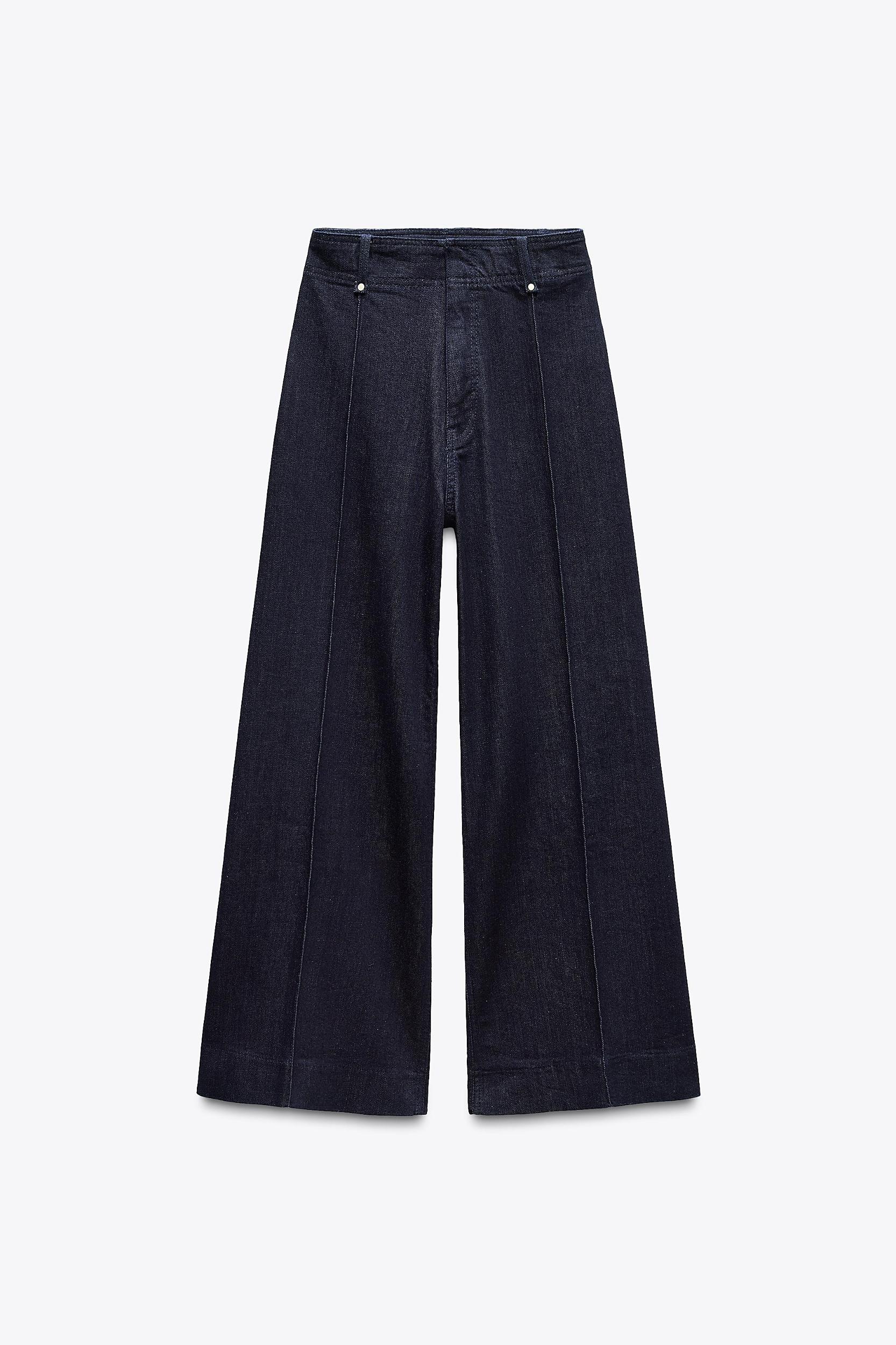 ZW COLLECTION HIGH WAIST WIDE LEG JEANS Product Image
