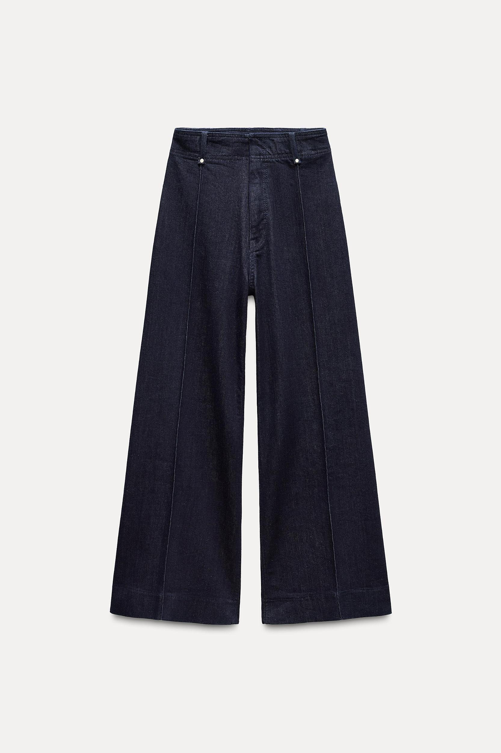 ZW COLLECTION HIGH WAIST WIDE LEG JEANS Product Image