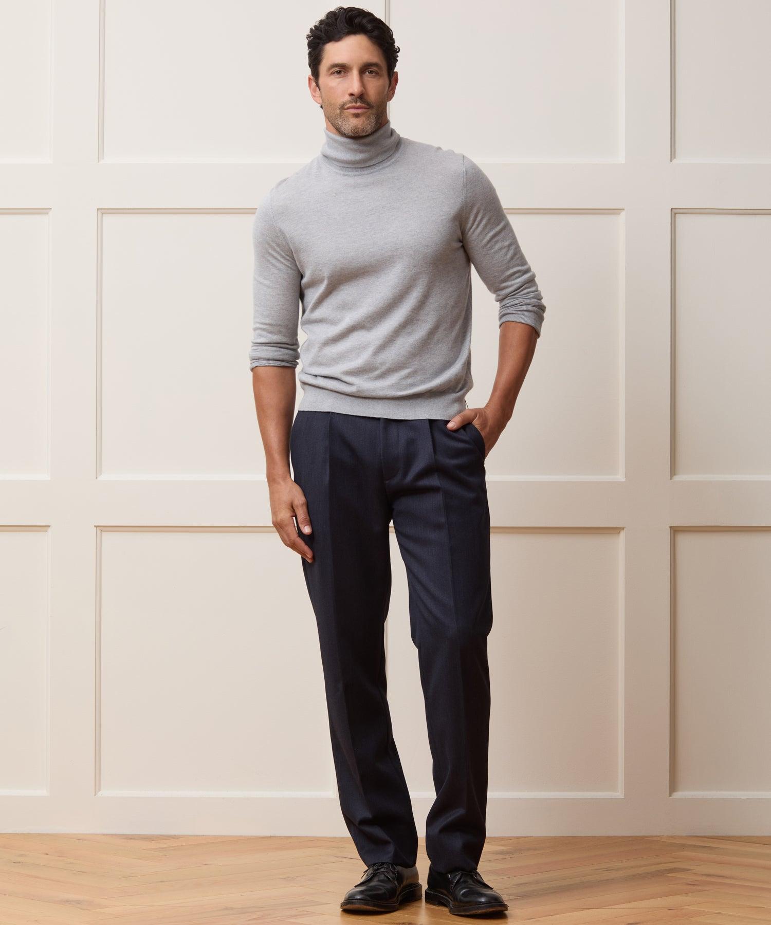 Silk-Cashmere Turtleneck Sweater Product Image
