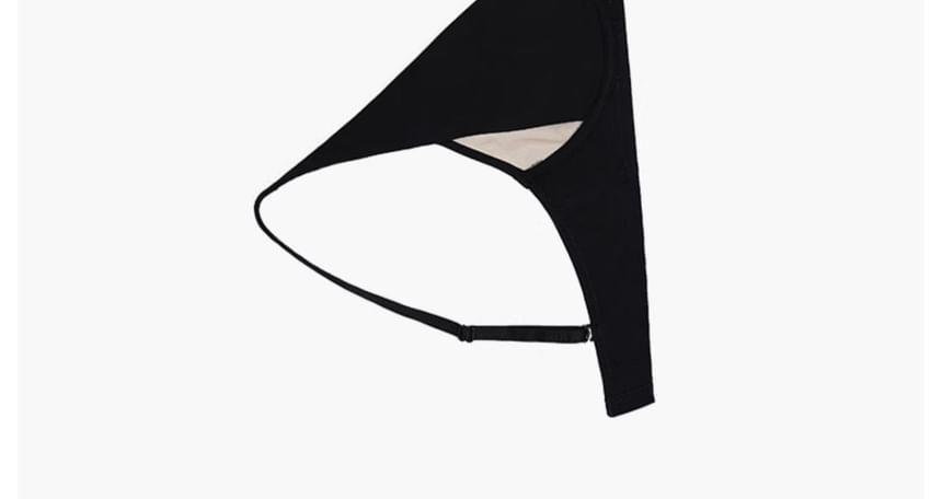 Mesh Panel Wireless Bra / Panty / Set Product Image