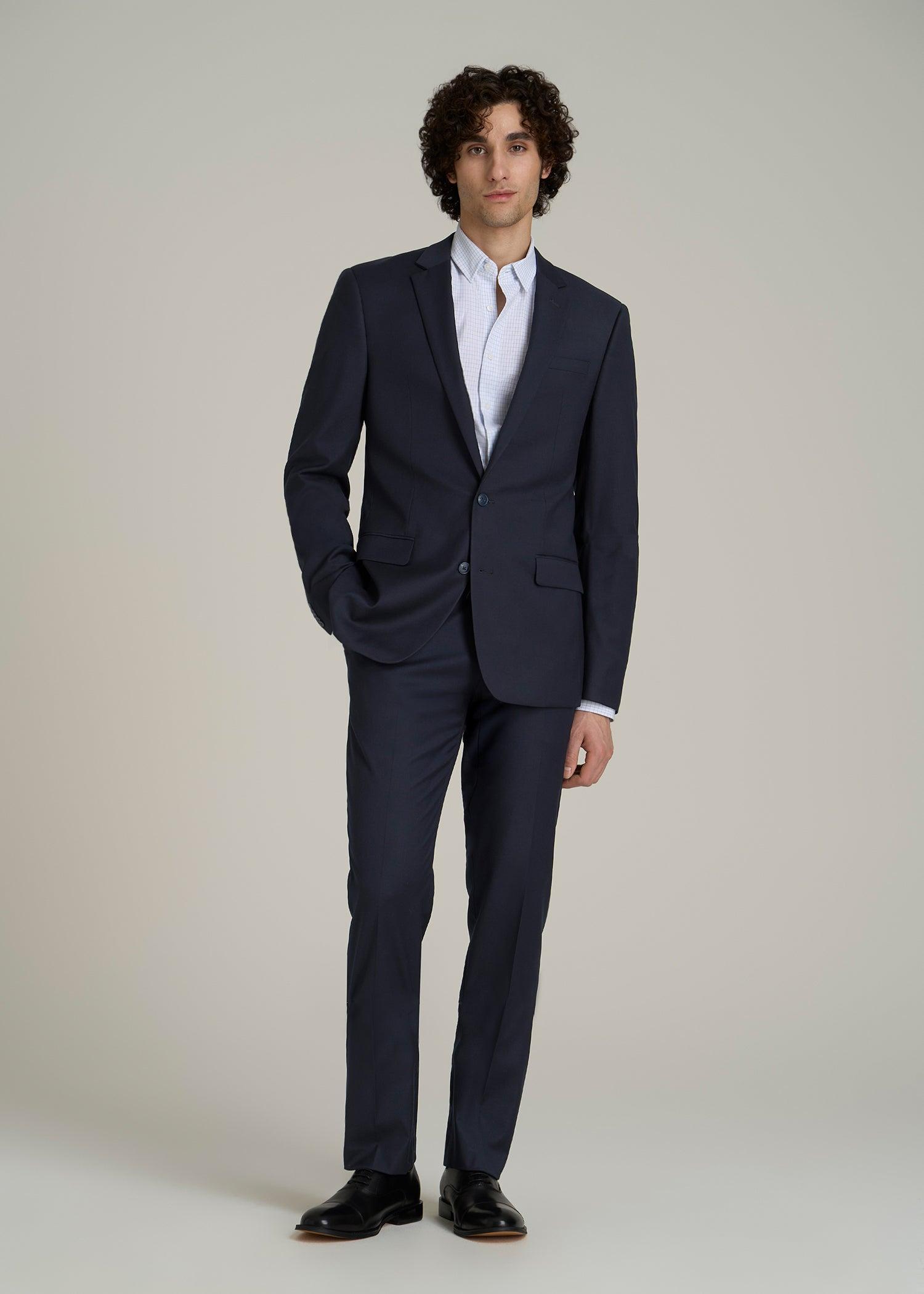 Suit Jacket for Tall Men in True Navy Male Product Image
