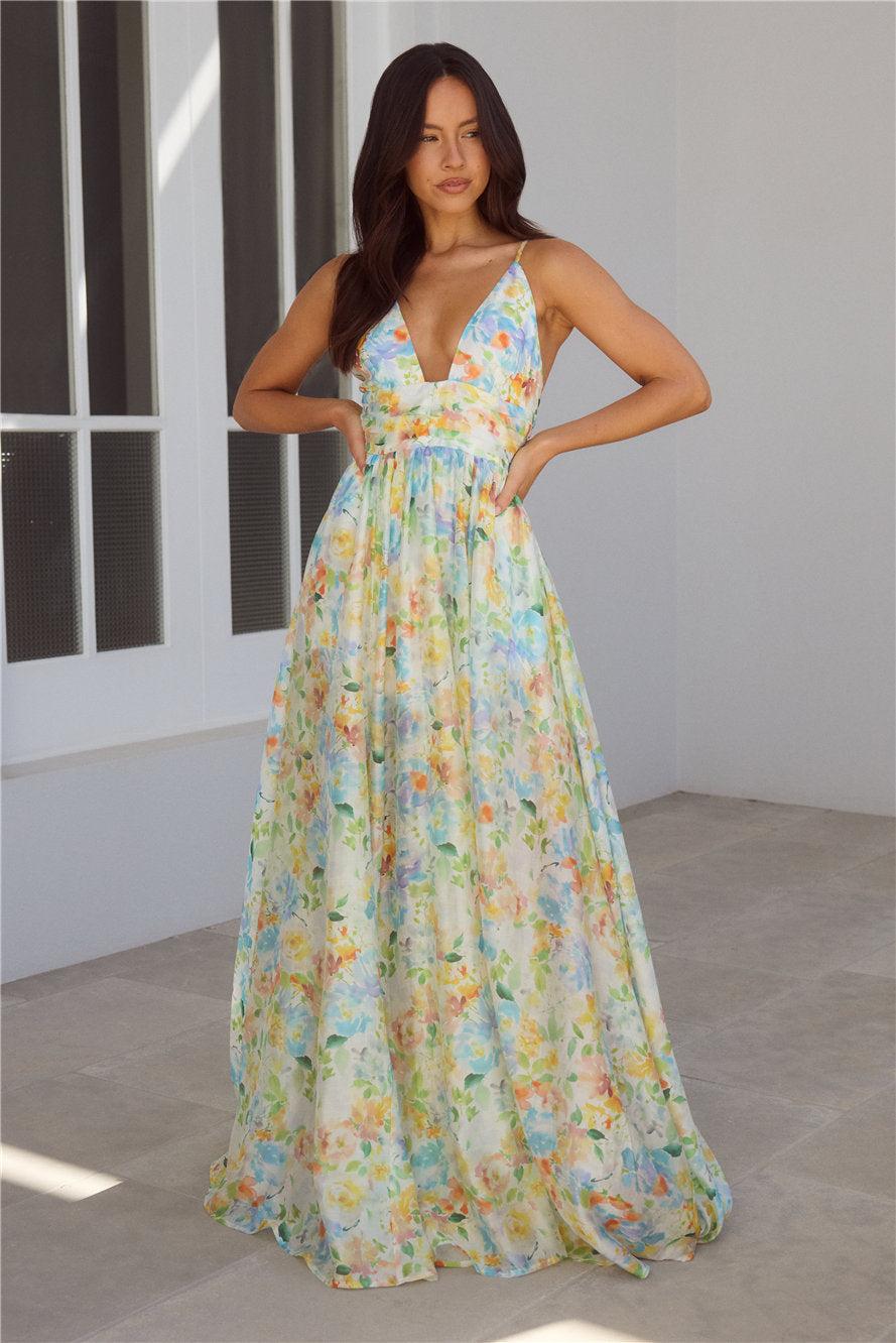 Buttercup Fields Maxi Dress Print Product Image