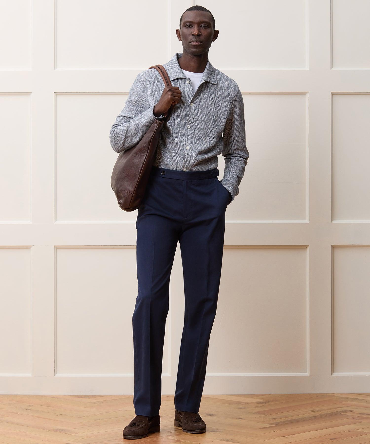 Linen-Cotton Knit Shirt Product Image