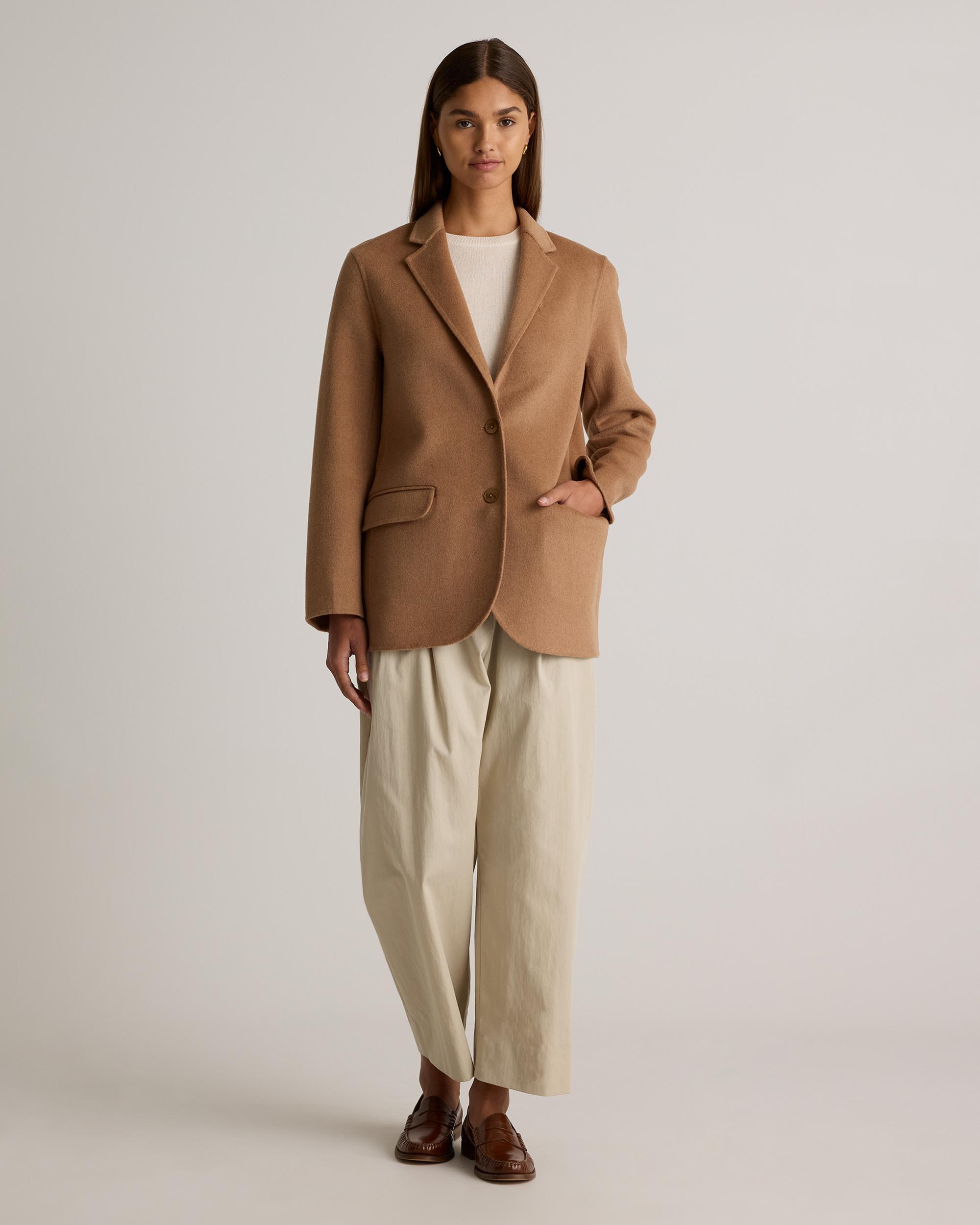 Quince | Women's Double-Faced Merino Wool Soft Blazer Size XS, Wool/Nylon Product Image