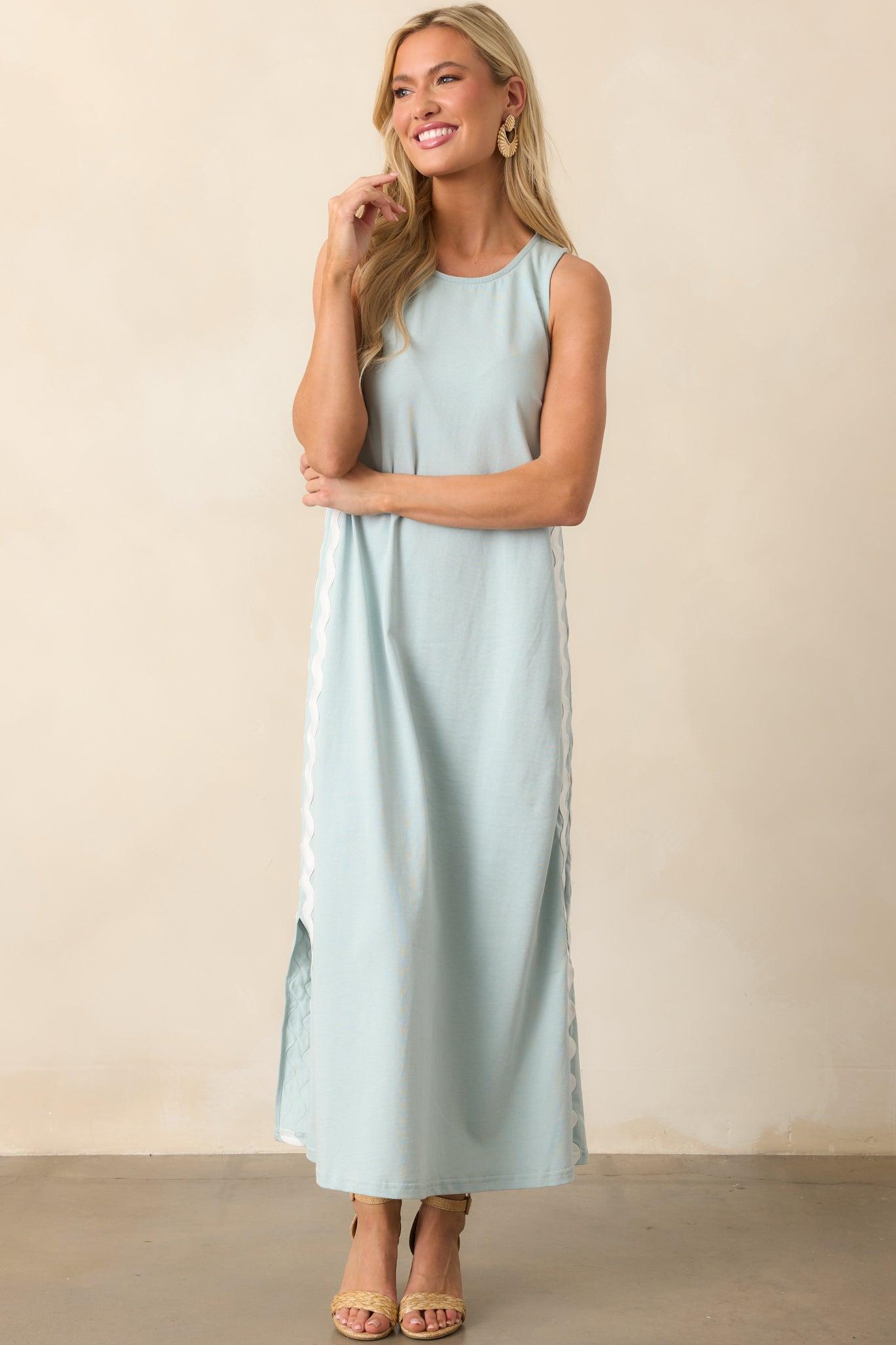 Dawn Ancient Waters Cotton Maxi Dress Product Image