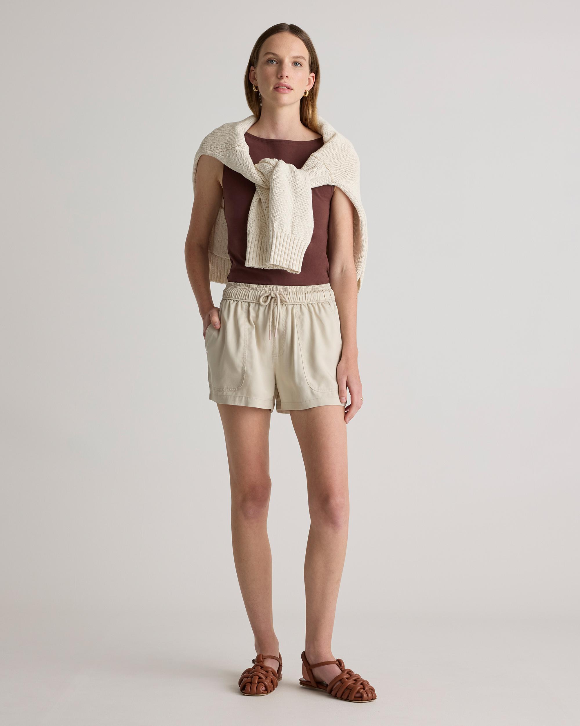 Quince | Women's Stretch Cotton Jersey Boat Neck Tank Top Organic Cotton Product Image