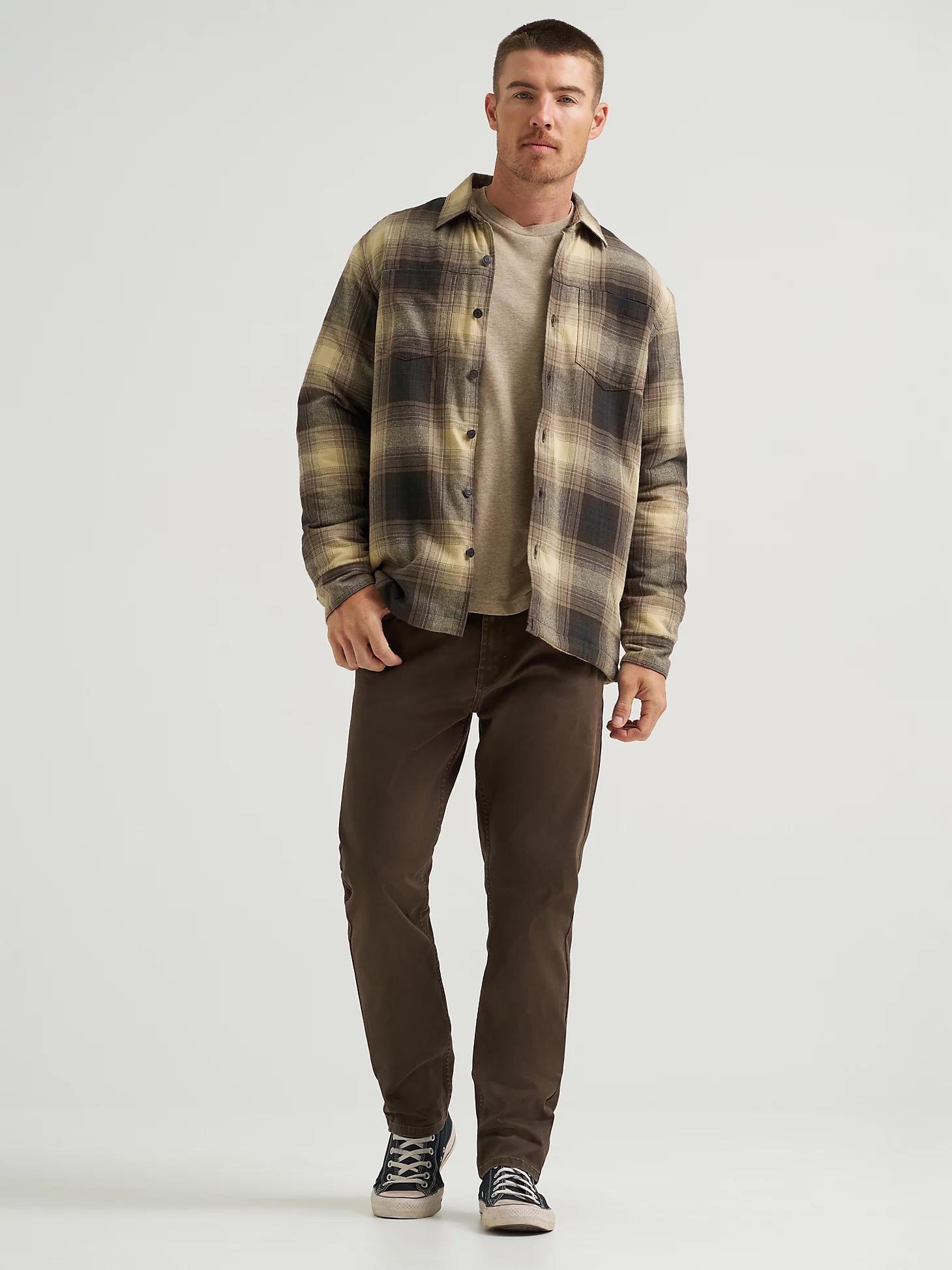 Men's Five Star Premium Plaid Sherpa Lined Shirt Jacket | Men's SHIRTS | Wrangler® Product Image