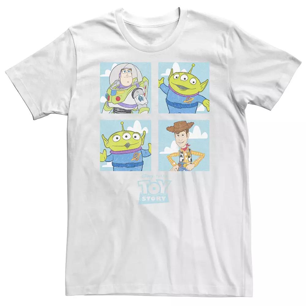 Big & Tall Disney / Pixar Toy Story Character Box Tee, Men's,  Product Image