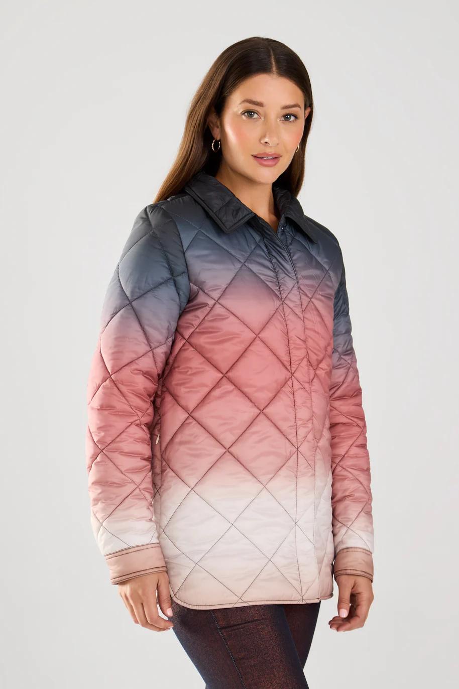 Quilted Ombre Jacket Product Image