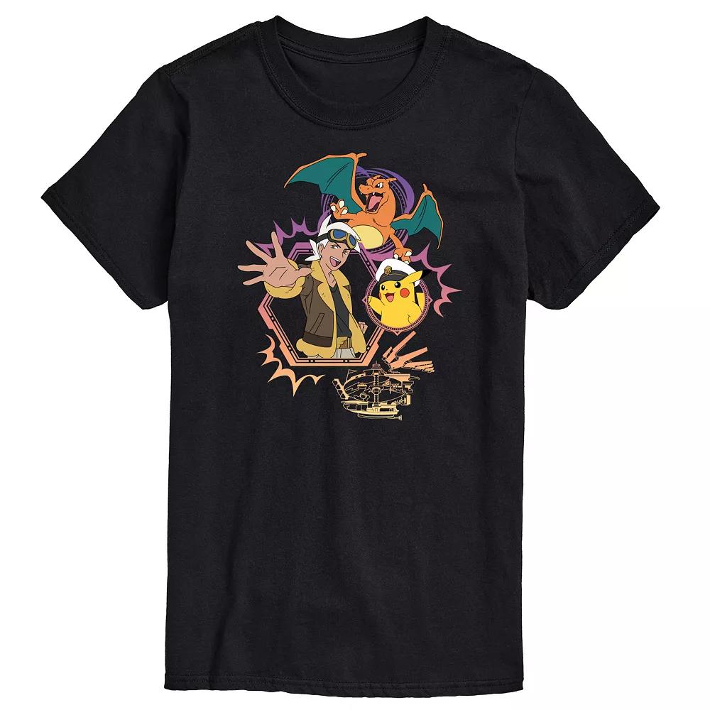 Men's Pokemon Freide Cap Charizard Graphic Tee,  Product Image