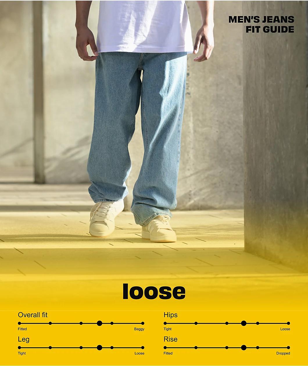 Freeworld Light Blue Denim Relaxed Fit Jeans Product Image