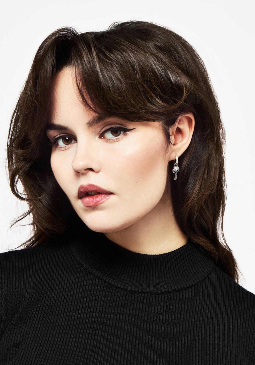 Fabula Charm Hoop Earrings Product Image