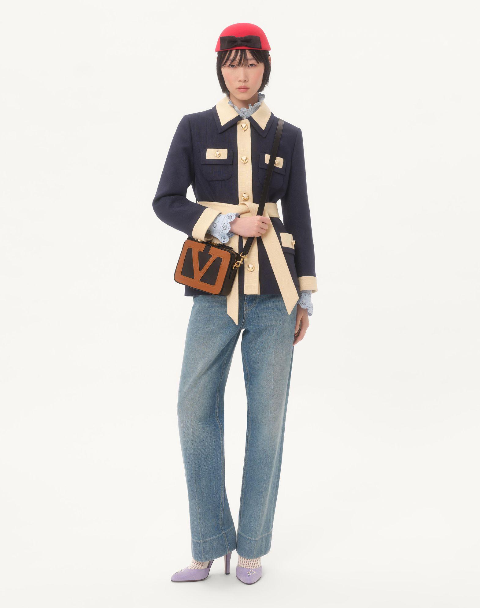 Valentino Garavani Le Chat De La Maison Nylon Bag Charm With Key Ring Product Image