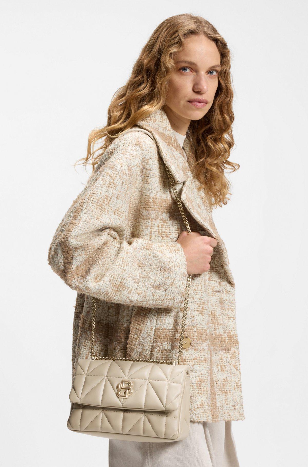 Quilted shoulder bag with Double B monogram Product Image